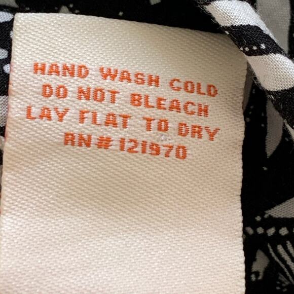 Flying Tomato Halter Top Black White Tribal Southwest Pattern Tank Top Small - Picture 7 of 8